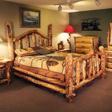 Colorado Aspen Wild Log Bedroom Sets Log Bedroom Furniture Wood Bedroom Sets