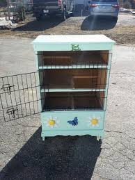 Use small wood or metal trim like. Rabbit Hutch Ideas Made From Repurposed Furniture The Owner Builder Network