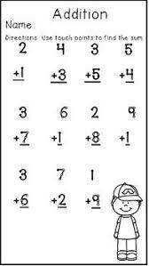 These worksheets can help you save lots of time and money and when you're a busy homeschool mom teaching several children. Free Touch Math Printables Touch Math Math Addition Worksheets Touch Math Worksheets