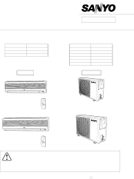 Black Decker Bpact10wt Portable Air Conditioner 10 000 Btu Manual Sanyo Air Conditioner Ks0951 User Guide Manualsonline Com