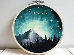 Maybe you would like to learn more about one of these? Modern Forest Fireflies Cross Stitch Pattern Watercolor Nature Landscape Cross Stitch Chart Counted Modern Cross Stitch Patterns Cross Stitch Art Cross Stitch
