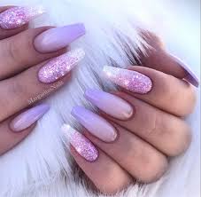 Cute acrylic nails cute nails my nails wedding acrylic nails winter acrylic nails acrylic nail designs glitter gel ombre nails christmas acrylic nails glitter wedding nails. Purple Glitter Acrylic Nails Coffin Nail And Manicure Trends
