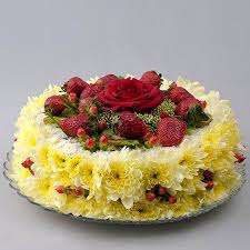 Pin By Cindy Bazar On Blomsterkake Unique Flower Arrangements Floral Cake Flower Cake