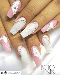 Acrylic Gel Nail Systems Flower Nails 3d Nail Designs Fashion Nails