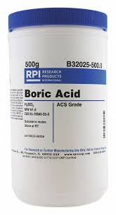 Concentration of boric acid to exhibit an inhibitory effect was much too high. Rpi Boric Acid Acs Grade Powder 500 G 1 Ea 31fw65 B32025 500 0 Grainger