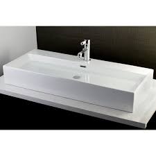 contemporary large 39 inch elongated