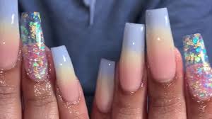 Nails yellow pink nails pastel nails ombre nail art coral ombre nails neon toe nails bright orange nails red gel nails navy blue nails gorgeous summer nail colors & designs to try this summer when it comes to our new look. How To Do 3 Color Ombre Nails Acrylic Nail Tutorial Youtube