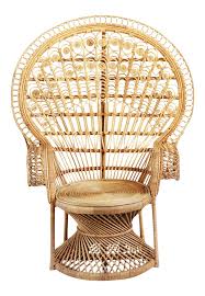 Raw Wicker Peacock Chair Wicker Peacock Chair Fancy Chair Peacock Chair