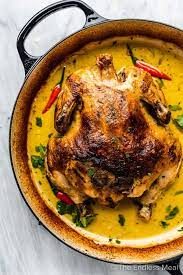 Coconut Milk Braised Chicken Recipe Braised Chicken Recipes Best Whole Chicken Recipe Whole Chicken Recipes