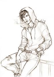 Random Oc By Lehanan On Deviantart Character Sketch Drawing Sketches Sketches