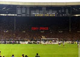 Live scores tables fixtures results competitions clubs news. Photo Football Ground The Scoreboard End In The Old Wembley Stadium Ebay