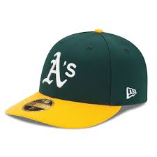 Men S New Era Green Yellow Oakland Athletics Home Authentic Collection On Field Low Profile 59fifty Fitted Hat In 2021 Oakland Athletics Fitted Hats New Era