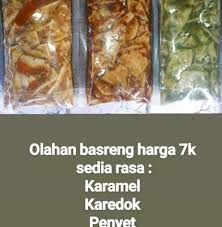 Lanjutkan dengan menuangkan potongan basreng kedalamnya dan masak sampai bagian luarnya kering dan matang. Basreng Karedok Karamel Home Facebook