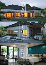 Hal ini terlihat terutama pada dinding dan tiang penyangga yang menggunakan warna merah. Desain Interior Rumah Minimalis 2 Lantai Gaya Bali Cek Bahan Bangunan
