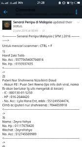 Di sini bisa ditemukan daftar situs resmi yang sudah teruji kesahihannya lewat sejumlah langkah verifikasi. Sscarves Co On Twitter Senarai Scammer Dan Penipu Online Mlysia Beware Please Dulu I Baca Buat Endah Tak Endah Je Tapi Bila Dah Kena Semua Nak Hafal Kalau Boleh Https T Co Ggkx0ppxad