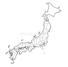 File japan pitch accent map png wikipedia. Prefectures Of Japan On Administration Map Stock Illustration Illustration Of Flag Nippon 122636182