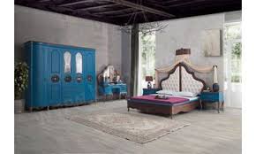 Blue Art Country Yatak Odasi Yatak Odasi Tasarimlari Ev Icin Mobilya