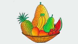 Follow along to learn how to draw this cute bowl of fruit step by step easy. How To Draw Fruit Basket Easy And Simple Step By Step Youtube