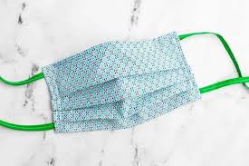 Knit face mask knitting patterns + fabric face mask sewing patterns. Pleated Face Mask Pattern With Ties Or Elastic Free Printable
