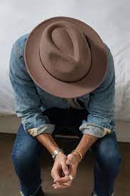 Mens Wide Brim Fedora The Arlo Mens Hats Fashion Fedora Hat Men Outfits Fedora Hat Men