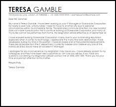 If it is poorly written, it is unlikely that the hiring manager will even look at your resume (so it is important to get this right). Resignation Letter Example To Whom It May Concern Letter Samples Templates