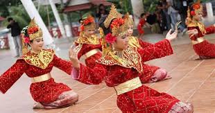 Hasil gambar untuk tari tanggai palembang