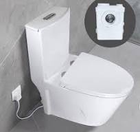 WinZo WZ5040P-P Dual Flush Macerating Toilet System with ...