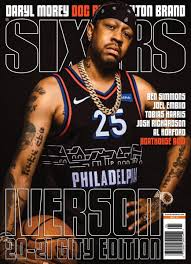When embiid went for a shot, wizards center robin lopez appeared to hit embiid's arm, causing embiid to fall towards the ground. Allen Iverson On Twitter Back In Black I Had Mine Now You Have Yours Bensimmons25 Sixers City Edition