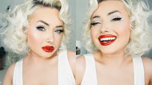 Famous for playing comedic blonde bombshell characters. Marilyn Monroe Hair Makeup Inspired Tutorial Youtube