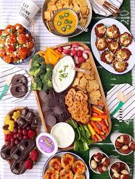 Styling A Game Day Dipping Platter Domestikatedlife Healthy Superbowl Snacks Super Bowl Menu Healthy Snacks