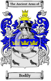 Bodily Name Meaning, Family History, Family Crest & Coats of Arms