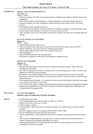 Graduate Engineer Resume Samples Velvet Jobs