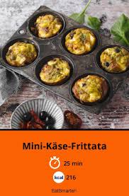 Mini Kase Frittata Rezept Kalorienarmes Abendessen Kalorienarmes Essen Gesunde Rezepte