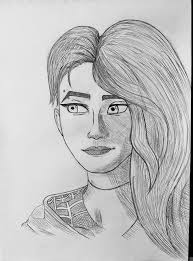 I remembered that i had never drawn Gwen before,so i tried today