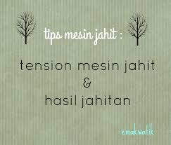 Mendasari kehidupannya, penyanyi dan pelakon, elizabeth tan sukar mempercayai sudah bergelar isteri. Tips Mesin Jahit Tentang Tension Mesin Jahit Dan Hasil Jahitan Emakwatik
