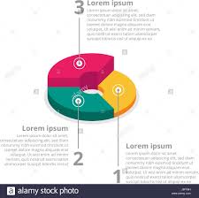 Pie Chart On Isolated Background Isometric Pie Charts