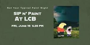 Sip n’ Paint at LCB: SMILING FRIENDS