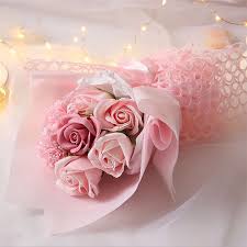 Order flowers as a gift for russia and the world! Free Shipping Rose Soap Flower Bouquet Birthday Valentines Mothers Gift Present Shopee Malaysia