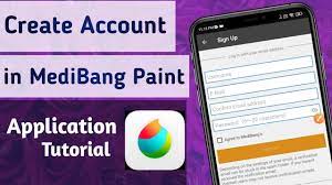 How to Create Account in MediBang Paint App - YouTube