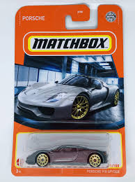 Amazon.com: Matchbox 2022 - Porsche 918 Spyder - 31100 : Toys & Games