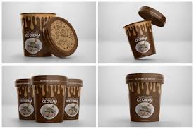 Download Ice Cream Tub Mockup In Packaging Mockups On Yellow Images Creative Store PSD Mockup Templates