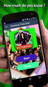 Challenge yourself (then, your friends) to take our ultimate trivia quiz. Victorious Trivia Quiz For Android Apk Download