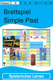 Board Game Brettspiel Zum Simple Past Fur Die 5 6 Klasse Mit Anleitung Und Losungen Als Pdf Unterrichtsmaterial Im Fach Englisch Unterrichtsmaterial Englisch Lernen Spielerisches Lernen