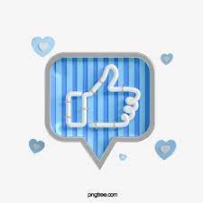 3d Blue Cute Like Icon Thumbs Up Clipart Give The Thumbs Up Network Png Transparent Clipart Image And Psd File For Free Download Like Icon Love Blue Blue Abstract