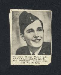 Flying Officer Leslie Thomas Manser, Victoria Cross · IBCC Digital Archive