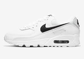 Nike Air Max 90 Womens White Black Cq2560 101 Sneakernews Com In 2020 Nike Air Max 90s Nike Air Max Nike Air Max 90 Black