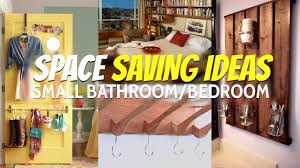 The pockets are great to hold kids' toys, shampoo. 10 Space Saving Ideas Small Bathroom And Bedroom Youtube