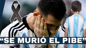 SE MURIÓ EL PIBE' Lionel Messi ROTO EN LAGRIMAS tras REVELARSE DESGARRADORA MUERT3 ¡LUTO TOTAL! - YouTube