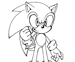 Sonic coloring pages will appeal to all lovers of the blue hedgehog. Sonic The Hedgehog Coloring Pages 1nza