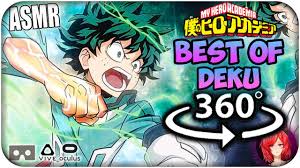 Best Of Deku~ [ASMR] 360: My Hero Academia 360 VR - YouTube